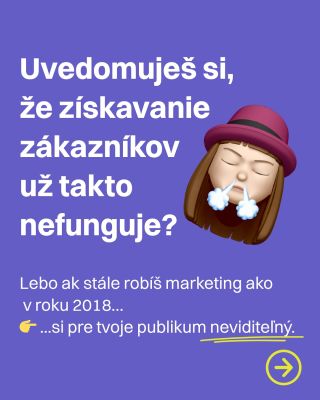 🚫 Staré spôsoby získavania zákazníkov už jednoducho nefungujú. Ak stále spoliehaš na zľavy, spamovanie alebo „nátlakový...